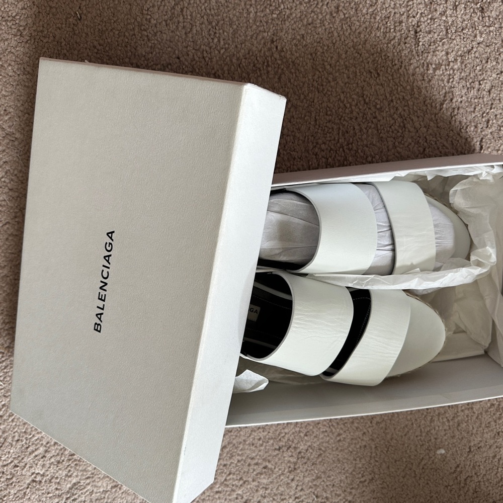 White Espadrille Sandals - Picture 6 of 6